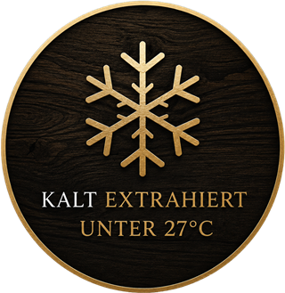 Kalt extrahiert unter 27 °C